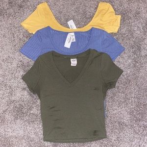 Three Simple Crop Tops